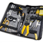58 Piece Tool Kit for Handyman, Computer Technician, and Electrician