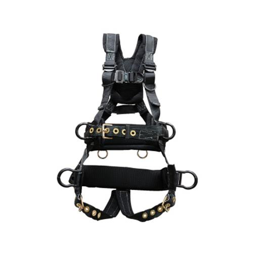 Elk River Peregrine Sd Tower Harness Quick Connects 6 D Rings Steel With Saddle 2xl