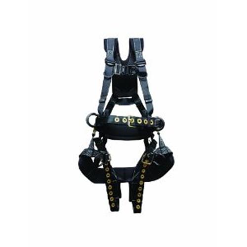 Elk River Peregrine Ras Tower Harness Tongue Buckles 6 D Rings Aluminum With Removable Saddle S