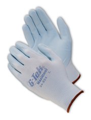 ATG Maxiflex 34-824 Blue Medium Lycra/Nylon Cut-Resistant Gloves - EN 388 1 Cut Resistance - Nitrile Palm & Over Knuckles Coating - 8.5 in Length - Seamless Knit - 34-824/M [PRICE is per DOZEN]