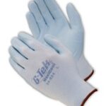 ATG Maxiflex 34-824 Blue Large Lycra/Nylon Cut-Resistant Gloves - EN 388 1 Cut Resistance - Nitrile Palm & Over Knuckles Coating - 8.7 in Length - Seamless Knit - 34-824/L [PRICE is per DOZEN]