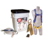 DBI/SALA Protecta PRO Compliance-In-A-Can With Reusable Roof Anchor, 5 Point...