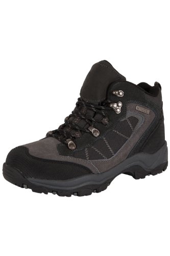 Explorer Womens Waterproof Leather Walking Hiking Boots Charcoal 9.5 M US Women