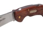 Greenlee 0652-28 Wood Handle Hawkbill Pocket Knife