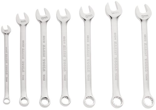 Klein Tools 68500 Metric Combination Wrench Set, 7-Piece