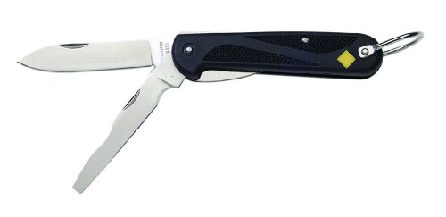 KutMaster 91-TQ22CP 2-Blade Electrician's Folding Knife, 3 1/2-Inch