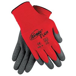 Memphis N9680L Large Ninja Flex 15 Gauge Coated Work Gloves