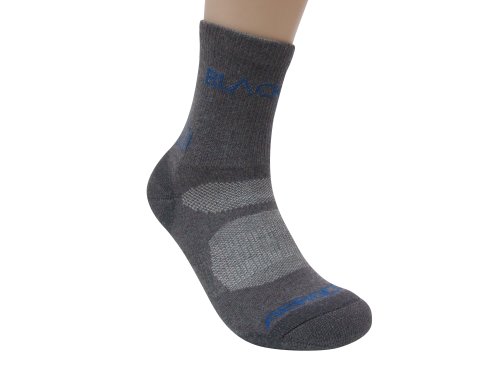 Mens Premium Aerocool Trekking Outdoor Walking Hiking Socks (2 Pair) Size US 7~10 / UK 6.5 ~ 9.5 / EURO 40 ~ 44.5 (Grey)