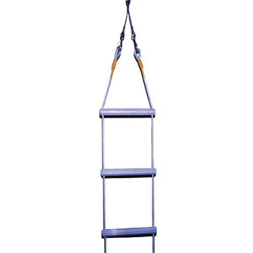 PMI Flex Ladder 6 Alum Rungs 4 Mm Galvanized Cable Meters Long W25cm Rung Spacing
