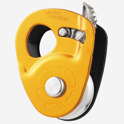 Petzl Micro Traxion Pulley Gold, One Size