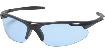 Pyramex Avante Safety Eyewear, Infinity Blue Lens With Black Frame