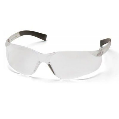 Pyramex Mini Ztek Safety Eyewear, Clear Lens With Clear Frame