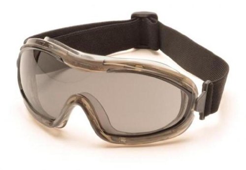 Pyramex Safety G724T Goggles Chemical Splash Anti-Fog Lens, Grey