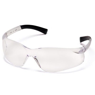 Pyramex Ztek Safety Eyewear, Clear Anti-Fog Lens With Clear Frame