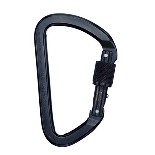 SMC Lite Alloy Steel Nfpa Locking Carabiner Black