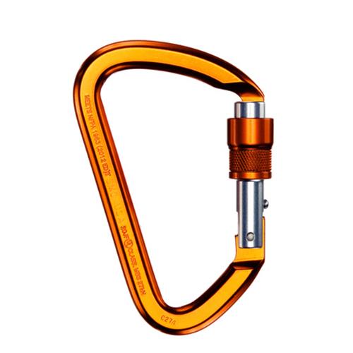 SMC Kinetic Screw Lock Carabiner Nfpa Orange