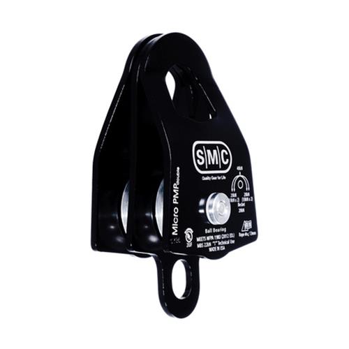 SMC Micro (1 3/88243) Prusik Minding Pulley Double Nfpa 8211 Black