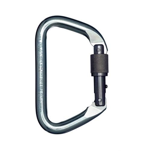 SMC Large Steel Locking D Carabiner Nfpa