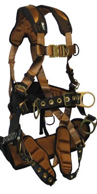 TOWER CLIMBER HARNESS - FallTech Harness With Seat & Back Support 7084L